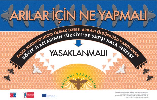 Arıları öldüren böcek ilaçları yasaklansın!