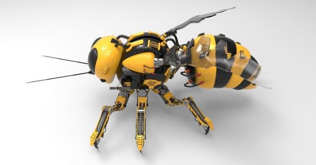 Tozlaşma için robot arı üretiliyor!