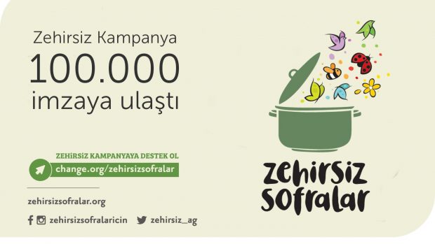 Zehirsiz Kampanya 100.000 İmzaya Ulaştı