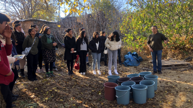 “Gençler için Agroekoloji Eğitimi” proje ekibi İzmir’de lise öğrencileriyle buluştu